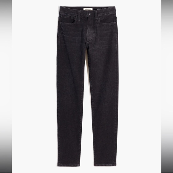 Madewell Men's athletic slim black jeans - Picture 4 of 10